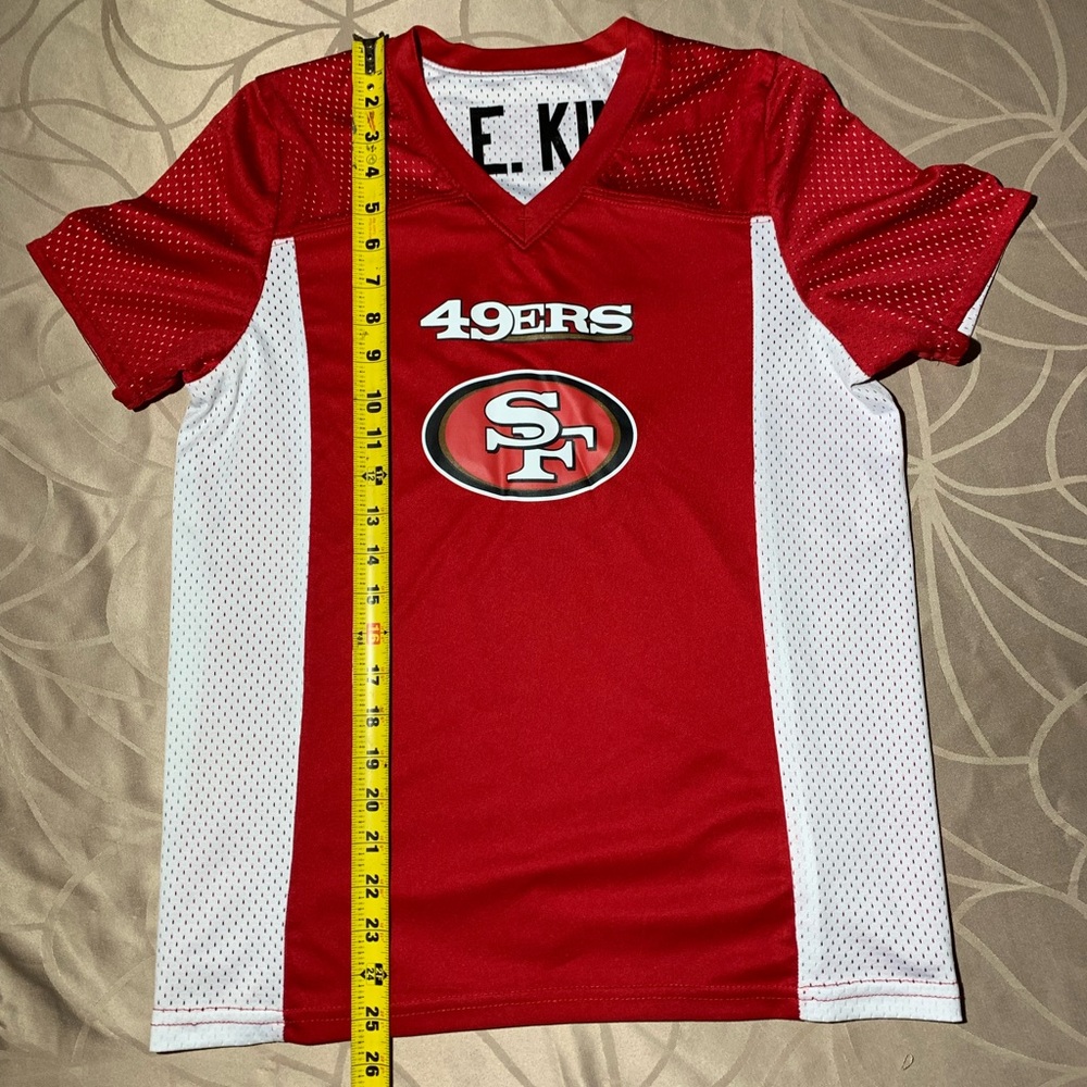 Augusta San Francisco 49ers NFL Flag Football Reversible Jersey Youth Size XL - Picture 2 of 12